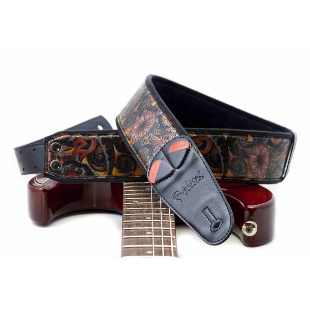 RightOn! Crunch black Guitar Strap